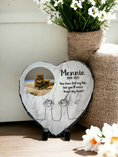 Load image into Gallery viewer, Personalized Memorial Pet Stone Heart