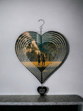 Load image into Gallery viewer, Personalized Wind Spinner Heart