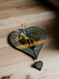 Load image into Gallery viewer, Personalized Wind Spinner Heart