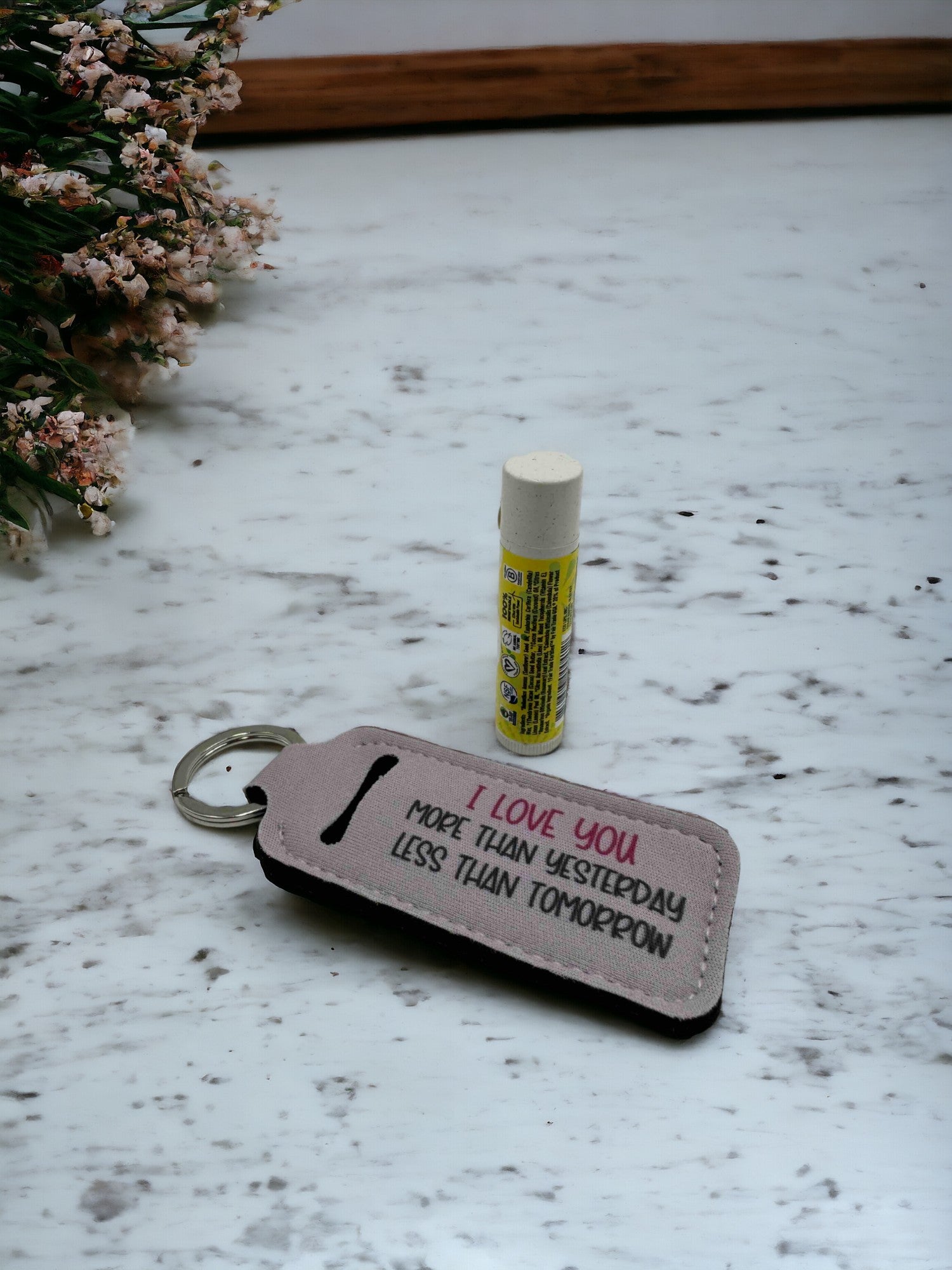 Personalized Lipstick Holder Keychain