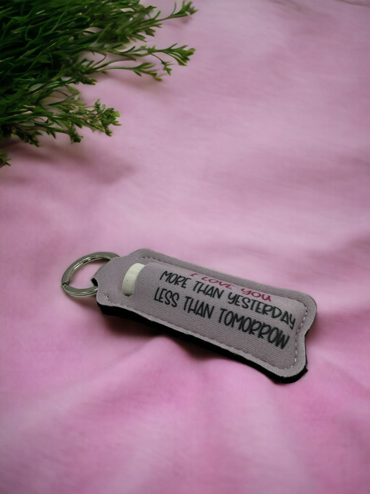 Personalized Lipstick Holder Keychain