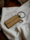 Load image into Gallery viewer, Personalized Wooden Keychain