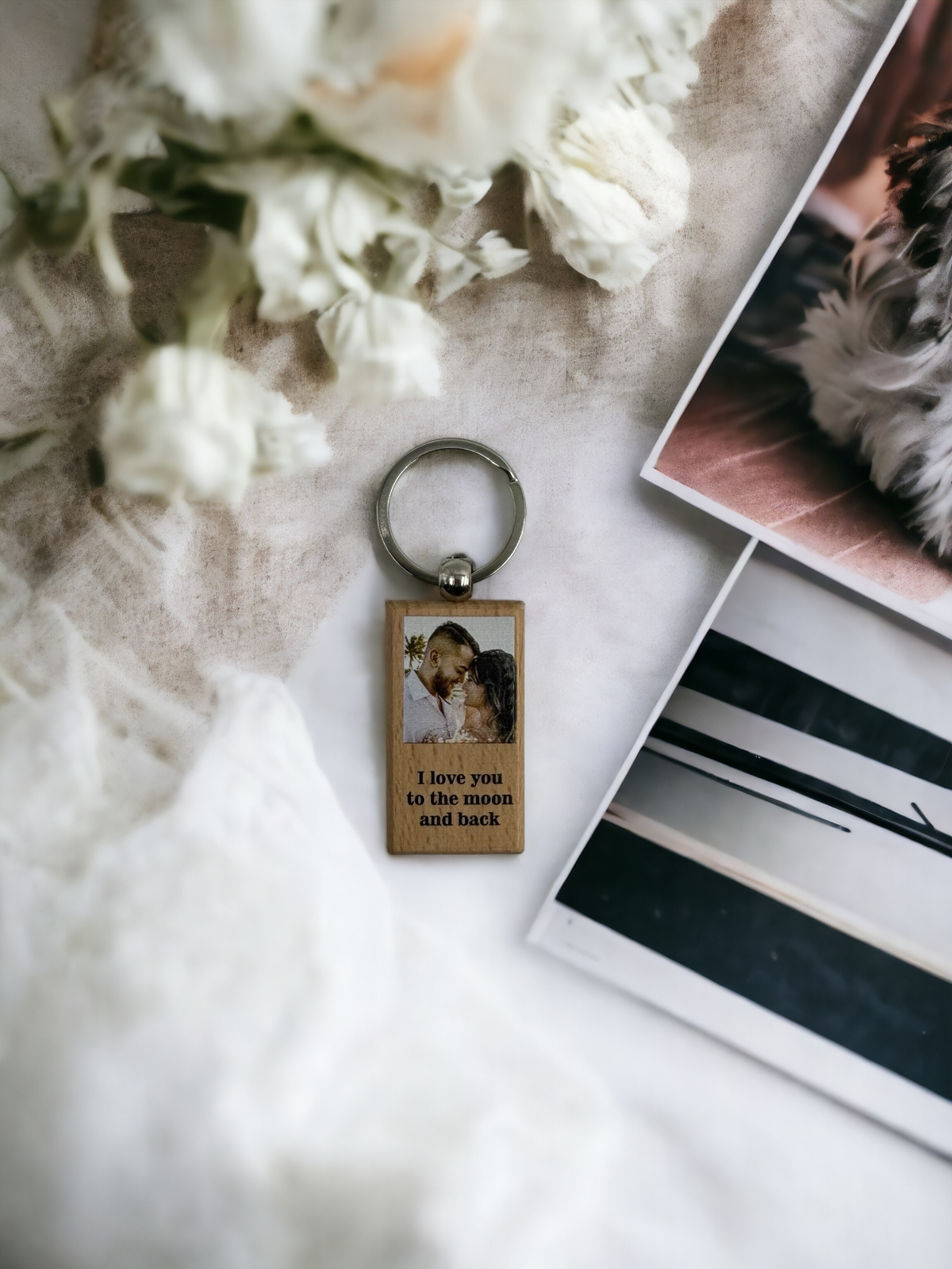 Personalized Wooden Keychain